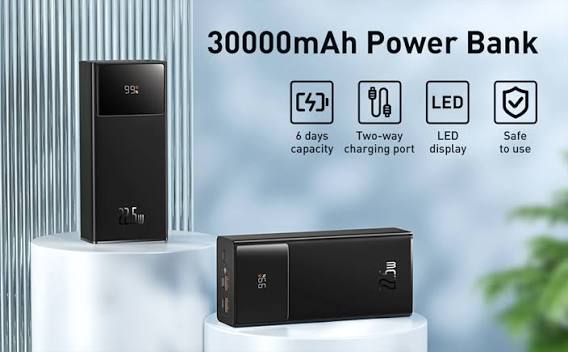 Baseus Star Lord 22.5w powerbank 30k