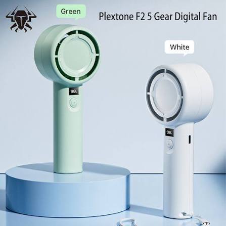Plextone F2 Handheld Fan 5 Gears With Display